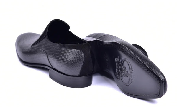 Corrente Leather Slip-On - Black