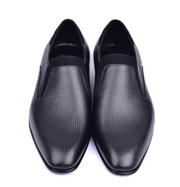 Corrente Leather Slip-On - Black