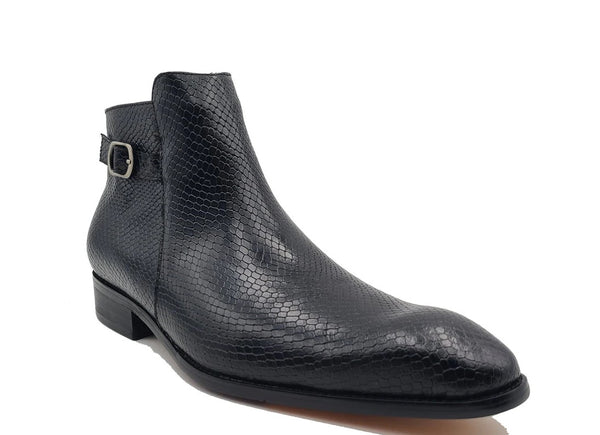 C&E Shoes Calfskin Boot - Black