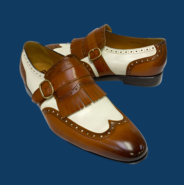 Ugo Vasare Calfskin Loafer - Camel/Cream