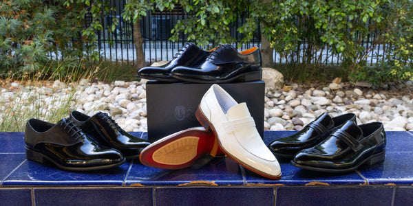 C&E Patent Leather Oxford - Navy