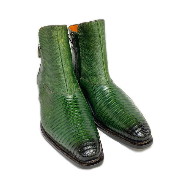 Mezlan Peninsula Lizard Boot - Olive