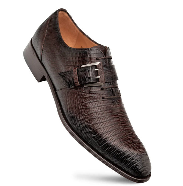 Mezlan "Omero" Lizard Monk/Oxford Brown