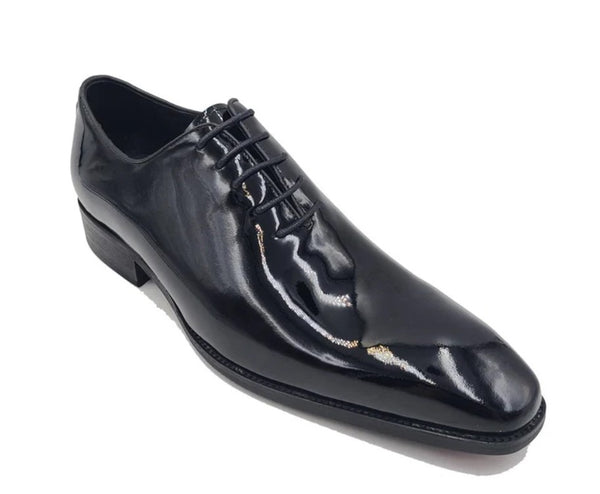 Carrucci Patent Leather Oxford - Black
