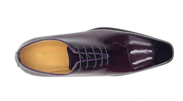 Carrucci Patent Leather Oxford - Purple