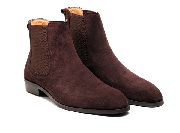 Maurice Suede Slip On Boot - Brown
