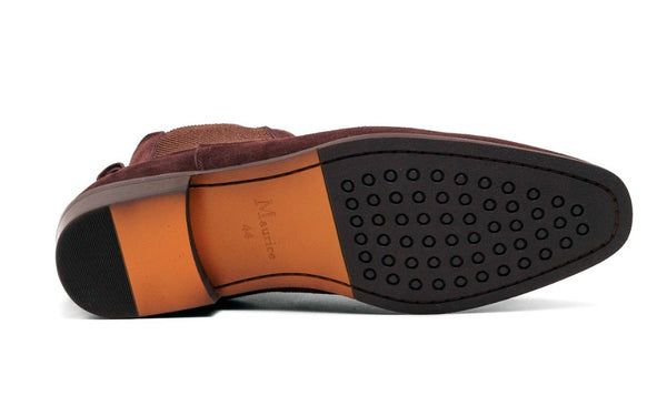 Maurice Suede Slip On Boot - Brown