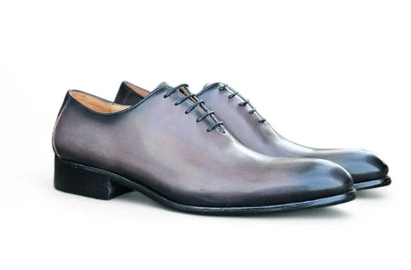 Maurice Leather Oxford - Grey