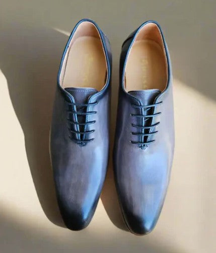 Maurice Leather Oxford - Grey