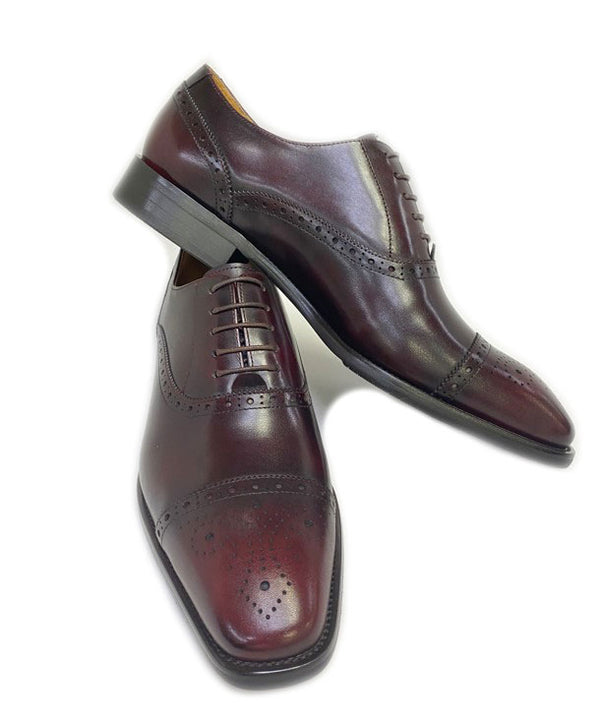 Maurice Leather Oxford - Burgundy