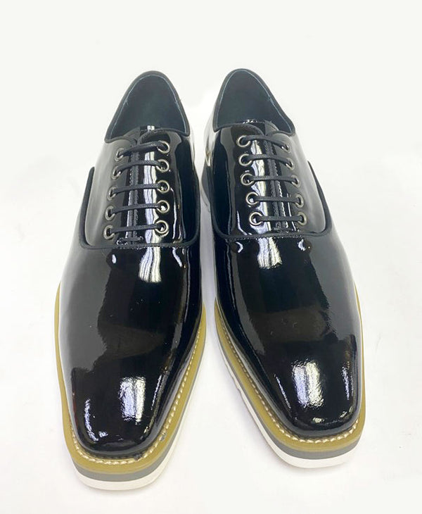 Maurice Patent Leather Oxford - Black
