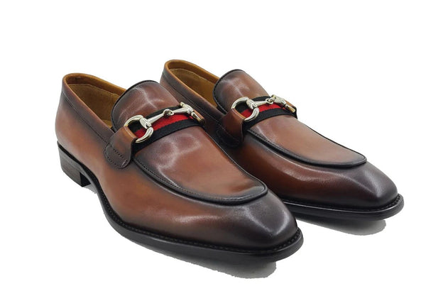 Maurice Calfskin Loafer - Whiskey