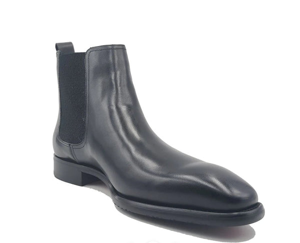 Maurice Calfskin Chelsea Boot - Black