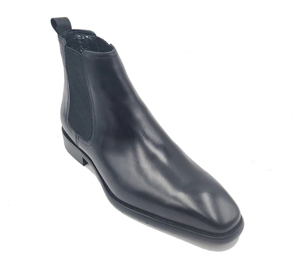 Maurice Calfskin Chelsea Boot - Black