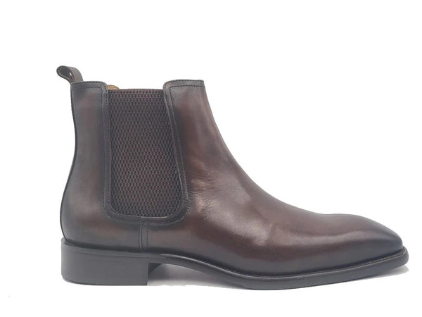 Maurice Calfskin Chelsea Boot - Brown