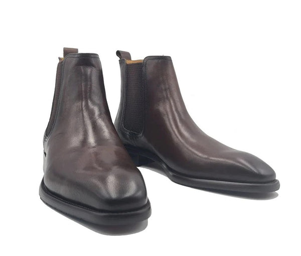 Maurice Calfskin Chelsea Boot - Brown