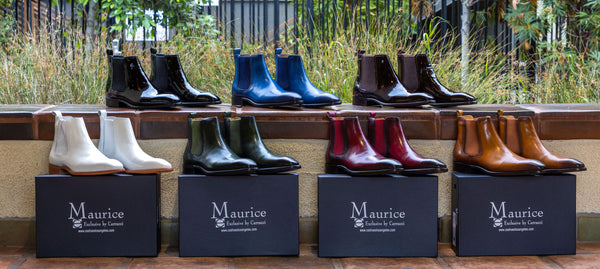 Maurice Calfskin Chelsea Boot - Olive