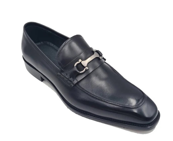 Carrucci Leather Loafer - Black