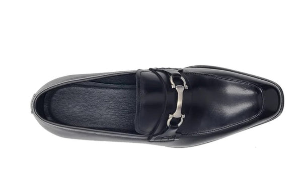 Carrucci Leather Loafer - Black