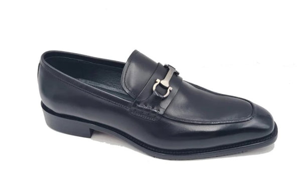 Carrucci Leather Loafer - Black