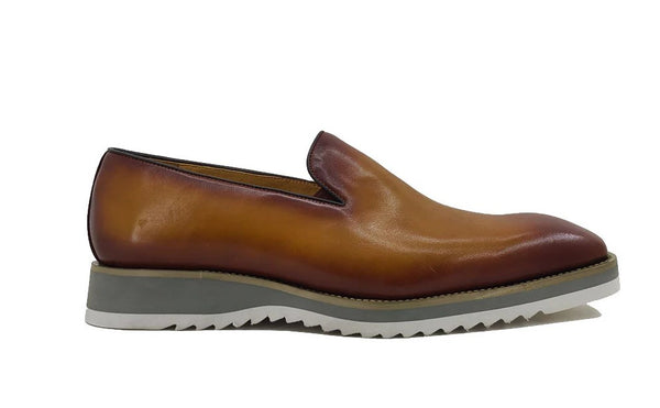 Maurice Calfskin Venetian Loafer - Cognac