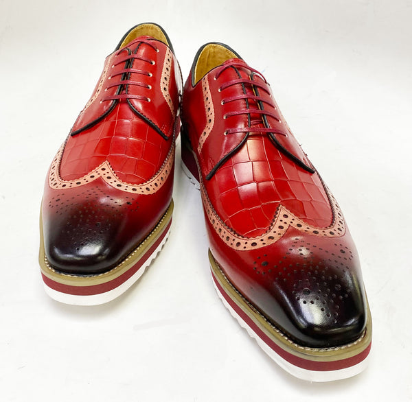 Maurice Calfskin Oxford - Burgundy
