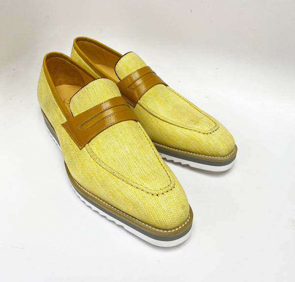 Maurice Suede Belt - Yellow