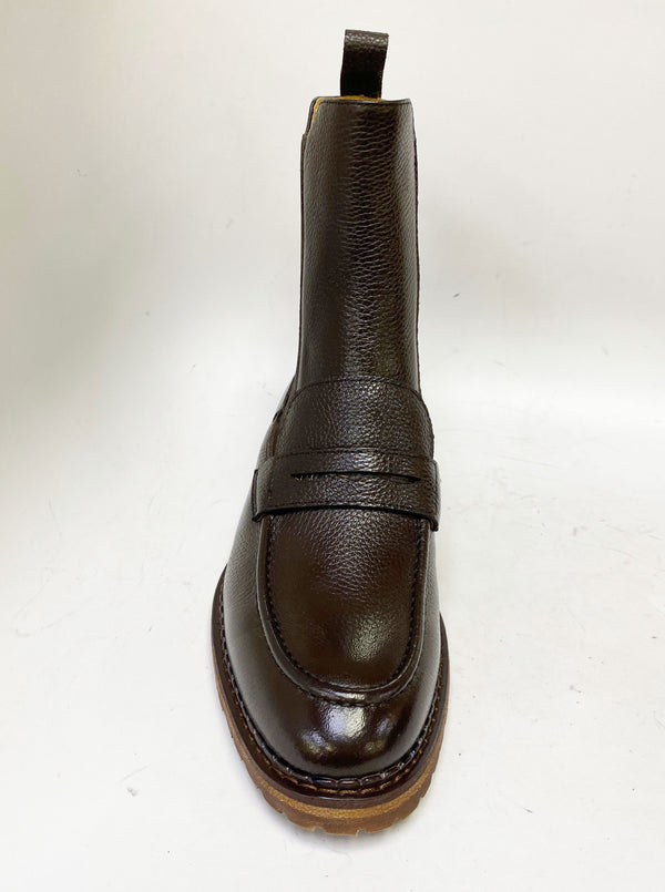 C&E Maurice Deerskin Slip-on Boot - Dark Brown