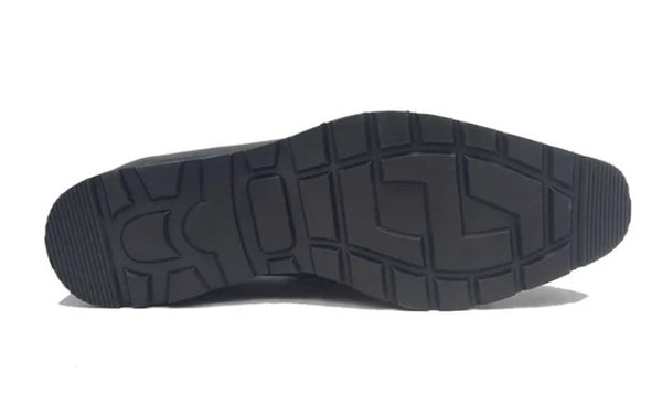 Carrucci Leather Penny Loafer - Black