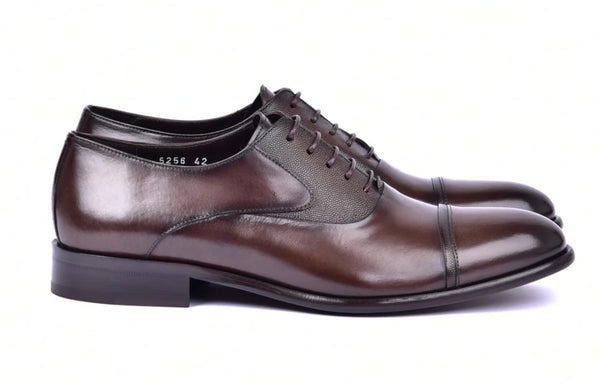 Corrente Leather Oxford - Brown