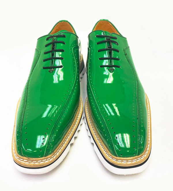 Maurice Patent Leather Oxford - Green