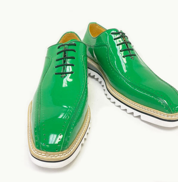 Maurice Patent Leather Oxford - Green