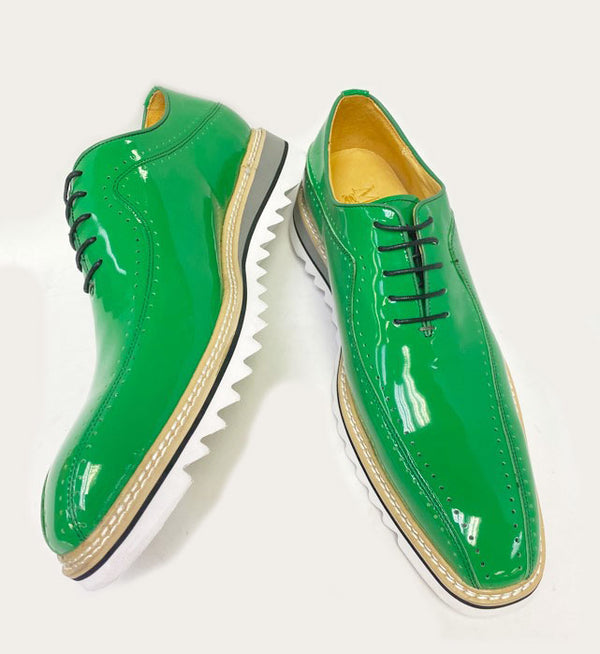 Maurice Patent Leather Oxford - Green