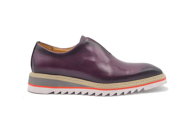 Maurice Maurice Calfskin Loafer - Purple