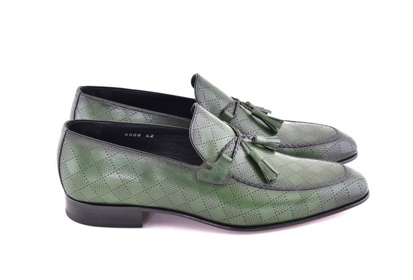 Corrente Leather Loafer - Green