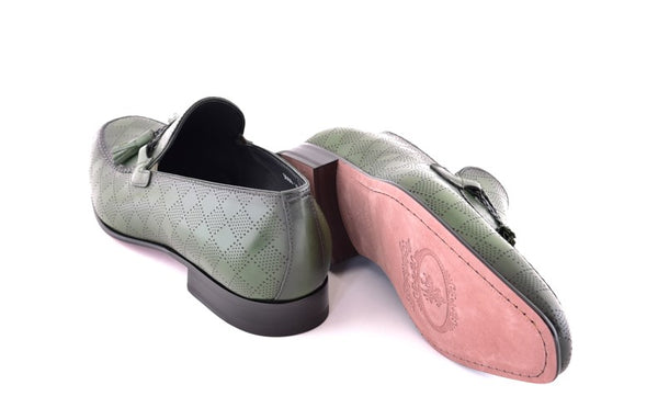 Corrente Leather Loafer - Green