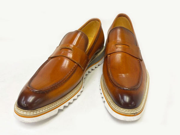 C&E Shoes Maurice Leather Loafer - Cognac