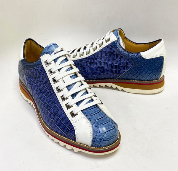 Maurice Leather Sneaker - Blue