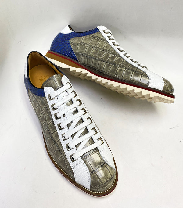 Maurice Leather Sneaker - Khaki
