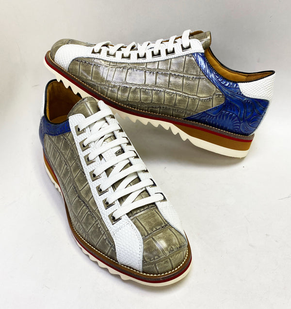 Maurice Leather Sneaker - Khaki