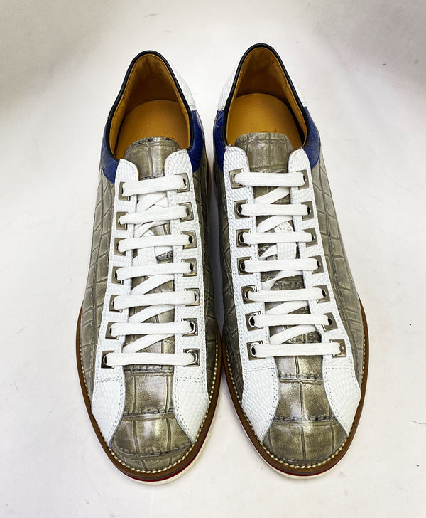 Maurice Leather Sneaker - Khaki