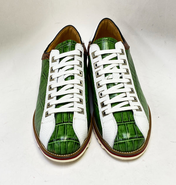 Maurice Leather Sneaker - Olive