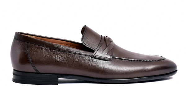 Corrente Deerskin Loafer - Brown
