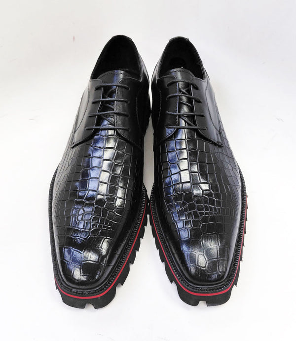 Maurice Crocodile Oxford - Black