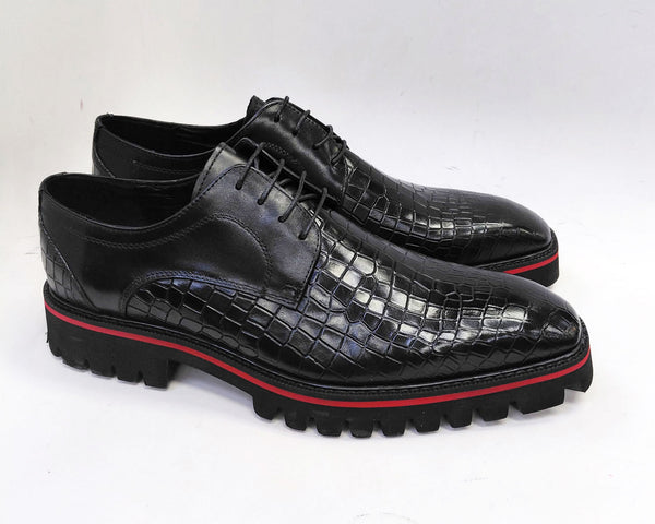 Maurice Crocodile Oxford - Black
