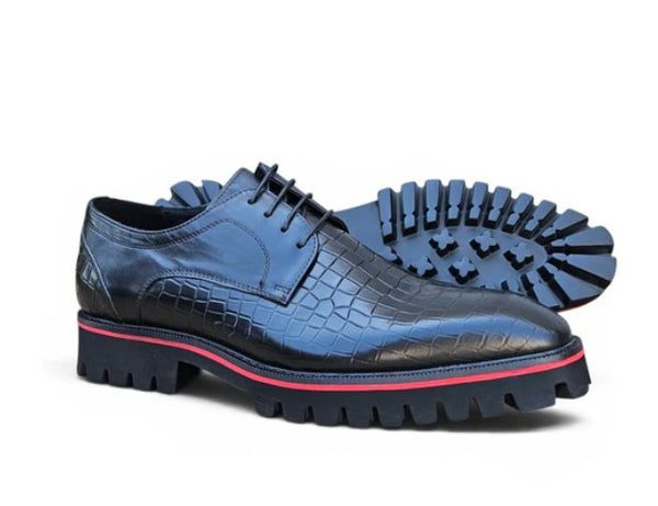 Maurice Crocodile Oxford - Black