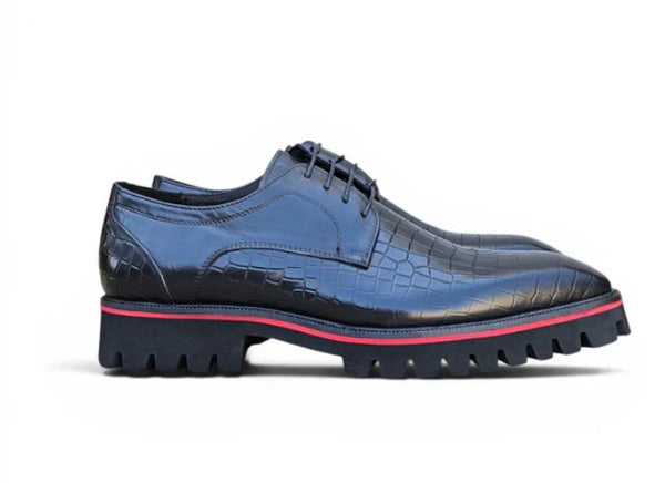 Maurice Crocodile Oxford - Black