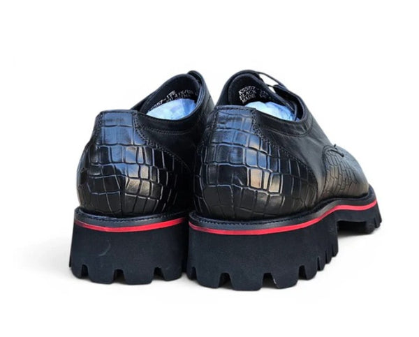 Maurice Crocodile Oxford - Black