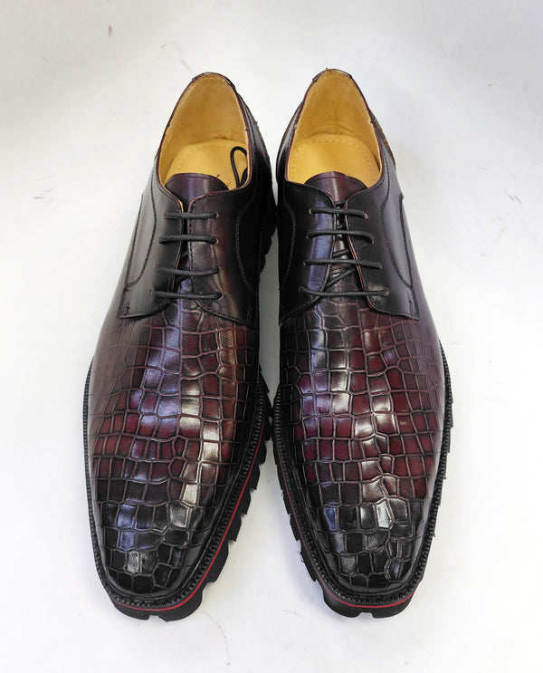 Maurice Crocodile Oxford - Brown