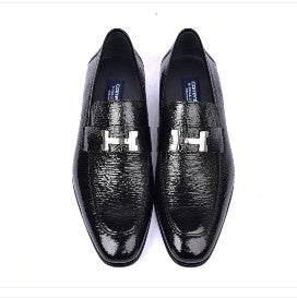 Corrente Vita Leather Loafer - Black